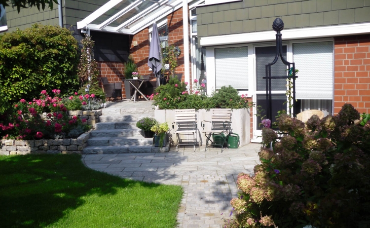 Der Garten nach erledigter Arbeit