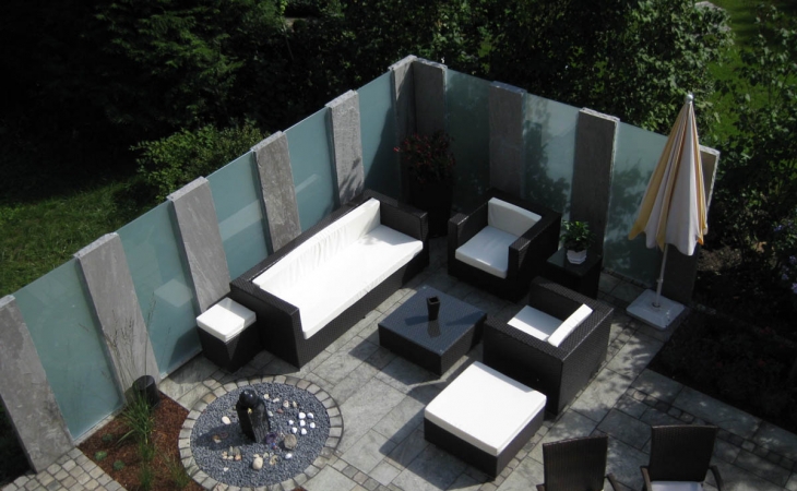 Der Garten nach erledigter Arbeit