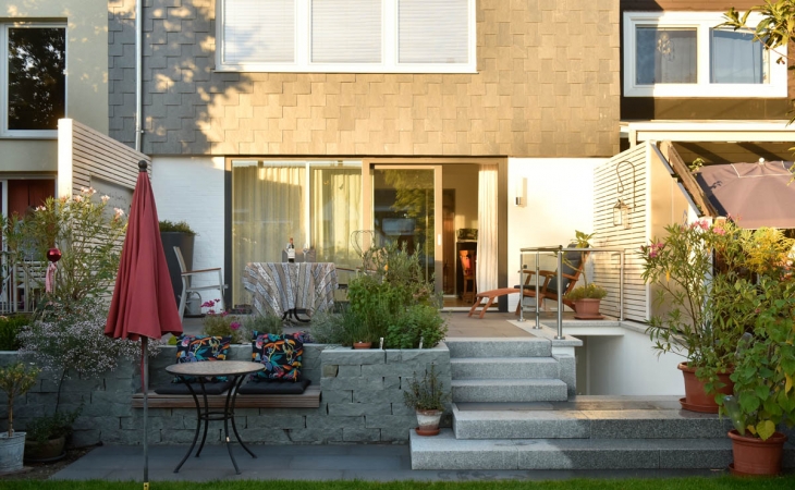 Der Garten nach erledigter Arbeit