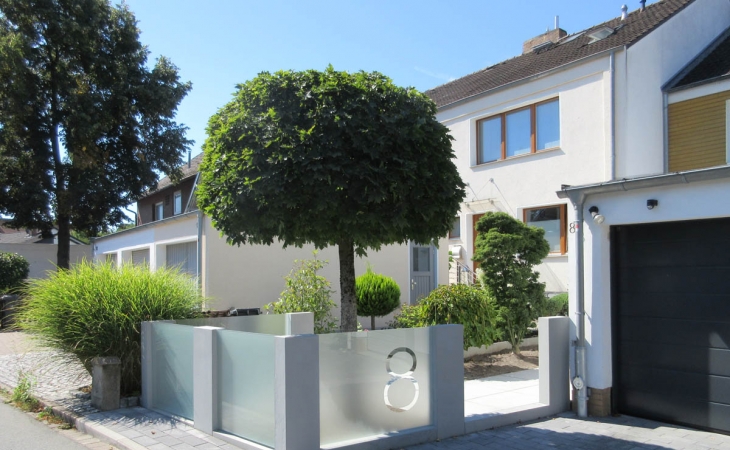 Der Garten nach erledigter Arbeit